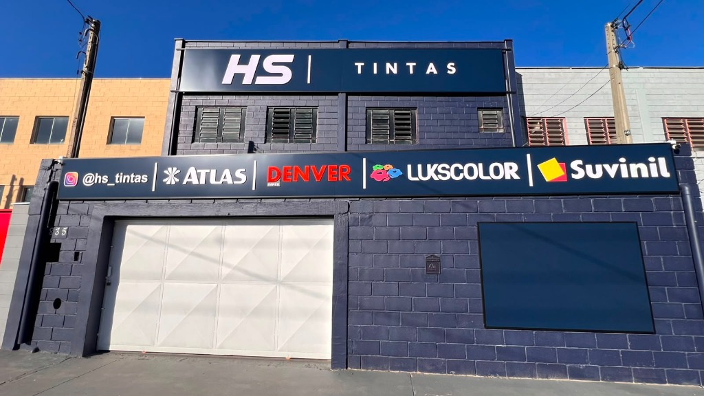 Fachada da Loja HS Tintas Sorocaba
